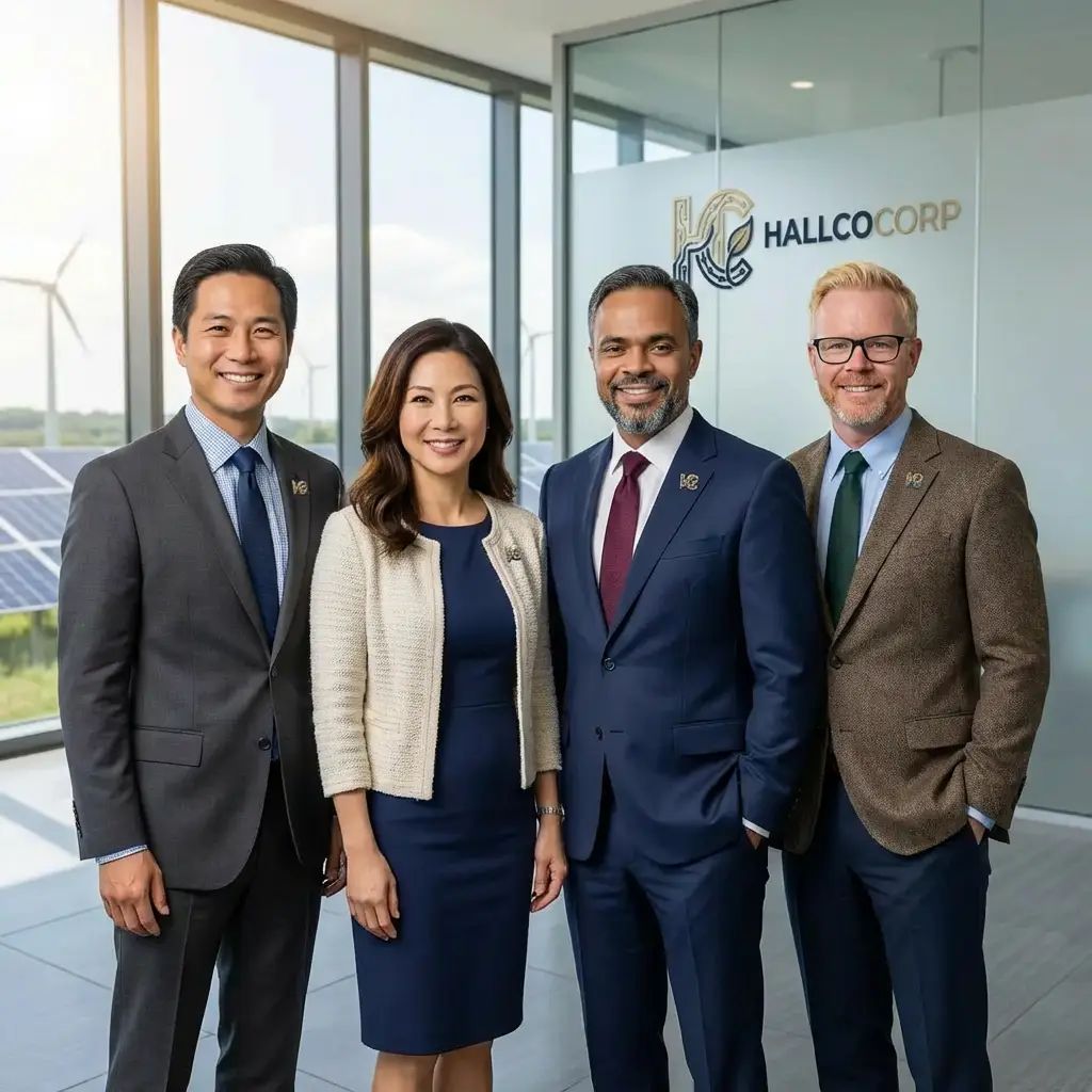 Sustainable business team